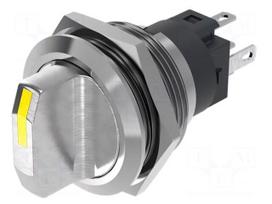 Switch: rotary | Pos: 2 | SPDT | 0.5A/220VAC | 0.7A/24VDC | on panel