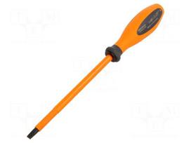 Screwdriver: insulated | slot | 6.5mm | Blade length: 150mm