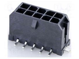 Connector: wire-board | socket | male | PIN: 10 | Micro-Fit 3.0 | 3mm