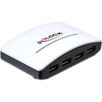 Delock USB 3.0 Išorinis 4 prievadų šakotuvas su maitinimo bloku