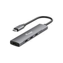 Equip 4 prievadų USB-C 3.2 šakotuvas->4xUSB-C 3.2 5Gbps