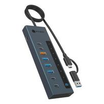 USB HUB Icy Box ICY BOX IB-HUB1743-CPD 9-in1 HUB ar PD un USB-C/USB-A