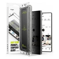Ringke Galaxy S25 Ultra ekrano apsauga Premium Easy Slide privatumo grūdintas stiklas 9H su montavimo įrankiu (2 vnt.) Transparent