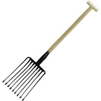 Įrankiai ir matavimo prietaisai // Įrankių, priedų naujienos // Widły do ziemniaków 9z szer.240mm z trzonkiem drew.t100