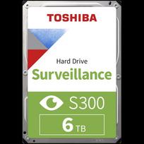 HDD Video Surveillance TOSHIBA S300 6TB SMR, 3.5'', 256MB, 5400RPM, SATA, TBW: 180
