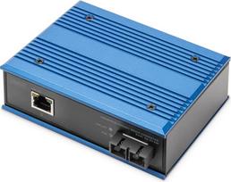 Optinis konverteris Digitus DIGITUS Industrial Gigabit Ethernet medijos konverteris SM SC jungtis 1310nm iki 20km