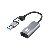 LevelOne adapteris GigaBit USB-C/-A3.0->RJ45 2.5Gbps
