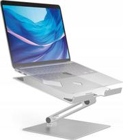 Patvarus nešiojamojo kompiuterio stovas LAPTOP STAND RISE Silver