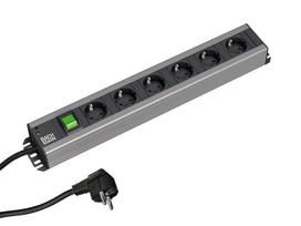 Bachmann meistro juosta 6 kanalų 90°, 19" suderinama, Black 2,0m su jungikliu
