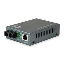 Optinio pluošto keitiklis LevelOne Media Konverter FVT-1105 RJ45>SC SM 80km