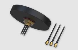Teltonika 003R-00254 Kombinuota antena, SISO LTE/GPS/WIFI, stogo montavimas su 2x SMA ir 1x RP-SMA jungtimis