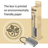 Club3D Adapter USB 3.2 Typ C > DVI-D  HDCP Off   aktiv St/Bu retail