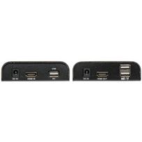Sistema AV signalo perdavimo extenderis HDMI+USB-EX-100