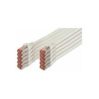 DIGITUS CAT 6 S/FTP tinklo kabelių rinkinys, 10 vnt., 2m, white
