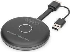 Digitus Wireless HDMI Transmitter Click & Present PRO, HDMI Verlängerung (Black)