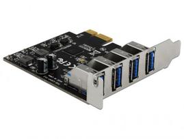 Valdiklis Delock PCIe 2.0 x1 - 4x USB 3.0 (90304)