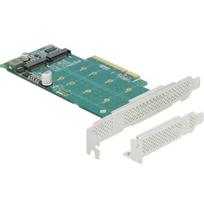 Valdiklis Delock PCIe 4.0 x8 - 2x M.2 NVMe M-key (89045)