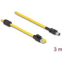 DELOCK Kabelis RJ45 kištukas Cat.6 į Mini I/O8 kaištį D formos Tipas 2