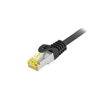 Equip Patchkabel Cat6A lauko kabelis S/FTP 2xRJ45 40.00m Black LSZH