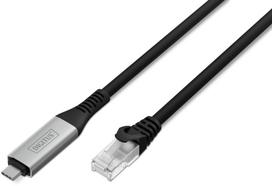 DIGITUS USB 3.2.RJ45 Ethernet kabelis S/FTP 10 m