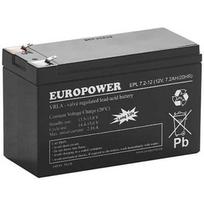 AGM baterija EUROPOWER serija EPL 12V 7.2Ah T1 (15 metų tarnavimo laikas)