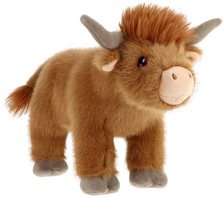 KEEL TOYS pliušinė Škotijos aukštumų karvė, 30 cm, SE5054