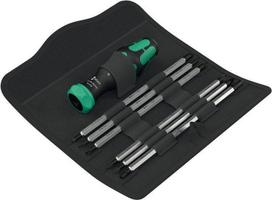 Wera Kraftform Kompakt Vario RA (Black/grün, 7-teilig, mit Ratschenfunktion)