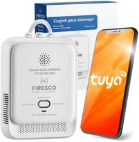 Dujų jutiklis Firesco JT-ZL2010W su WiFi Tuya programa