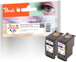 Peach Kasetė Canon PG-575XL/CL-576XL MultiPack juoda ir spalvota perdirbta