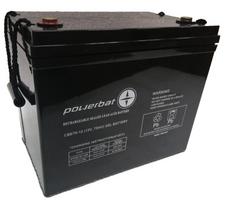 Akumuliatorius PowerBat CBE 12V 75Ah Deep Cycle Gel