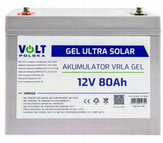 Akumuliatorius Volt Polska Gel VPRO 12V 80Ah