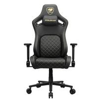 Biuro kėdė Cougar COUGAR CGR-DFL-GLB Žaidėjo fotelis su paminkštinta apmušta sėdyne Black, Gold