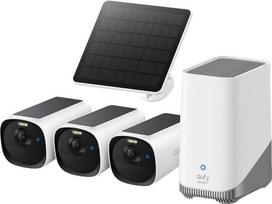 eufyCam E40 3 kamerų komplektas HomeBase S380 + saulės panelė E8144326