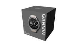 Išmanusis laikrodis Garmin  Fenix 9 Pro – 43mm\nTitanium with Fog Grey/Dark Sandstone Silicone Band