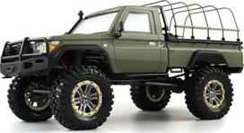 Amewi RC automodelis Amxrock Rcx8Bs mastelio vikšrinis pikapas 1:8 RTR Mattgrn su šepetėliu 2,4 GHz
