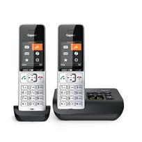 Stacionarus telefonas Gigaset Gigaset COMFORT 500A Duo, analoginis telefonas (silver/black, 2 rankiniai įrenginiai)