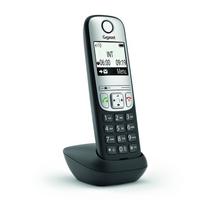 GIGASET A690HX Black 5,1 cm 2 colių juodai baltas grafikos ekranas laisvų rankų įranga telefonų knyga DECT bazinėms stotims ir maršrutizatoriams