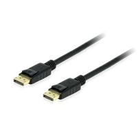 Equip DisplayPort 1.4 8K/60Hz St/St 10.00m Black kabelis