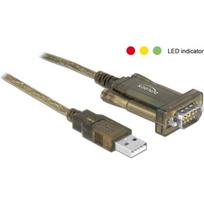 DELOCK Adapteris USB 2.0 Typ-A > 1 x Seriālais DB9 RS-232