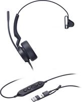 Yealink UH44 Mono Teams USB-C/A Ausinės