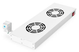 Digitus Oro kondicionierius 483mm 2 ventiliatoriai Grey (DN-19 FAN-2-HO)