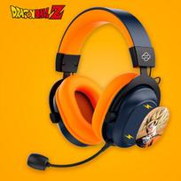 Blade DB2001 laidinės ir belaidės žaidimų ausinės su USB Type-C ir Bluetooth, juoda, pilka, oranžinė, galvos juosta