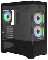 Zalman CHRONIX V2, ATX Mid Tower PC Case, 3 x 120mm ARGB Fans, Juodas