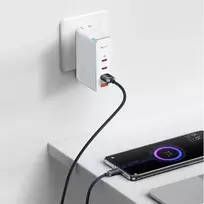 Baseus Crystal Shine Series data transfer and charging cable | USB-A to USB-C | 100W | 2m | black