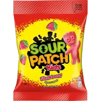Sour Patch Kids Strawberry flavor jelly candies with sour sugar coating 160g
