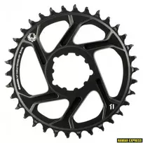 Priekinė žvaigždė SRAM X-SYNC 2 34T Direct Mount 3mm Offset Boost Alum Eagle Black