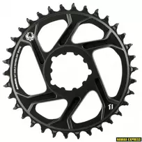 Priekinė žvaigždė SRAM X-SYNC 2 34T Direct Mount 6mm Offset Alum Eagle Black