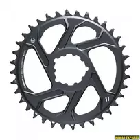 Priekinė žvaigždė SRAM X-SYNC 2 34T Direct Mount 3mm Offset Boost Eagle Polar Grey