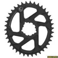 Priekinė žvaigždė SRAM X-SYNC 2 Oval 38T Direct Mount 3mm Offset Boost Alum Eagle Black