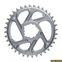 Priekinė žvaigždė SRAM X-SYNC 2 SL 34T Direct Mount 3mm Offset Boost Eagle Lunar Grey